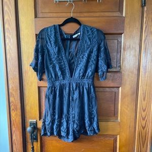 Blue Honey Punch Romper - M